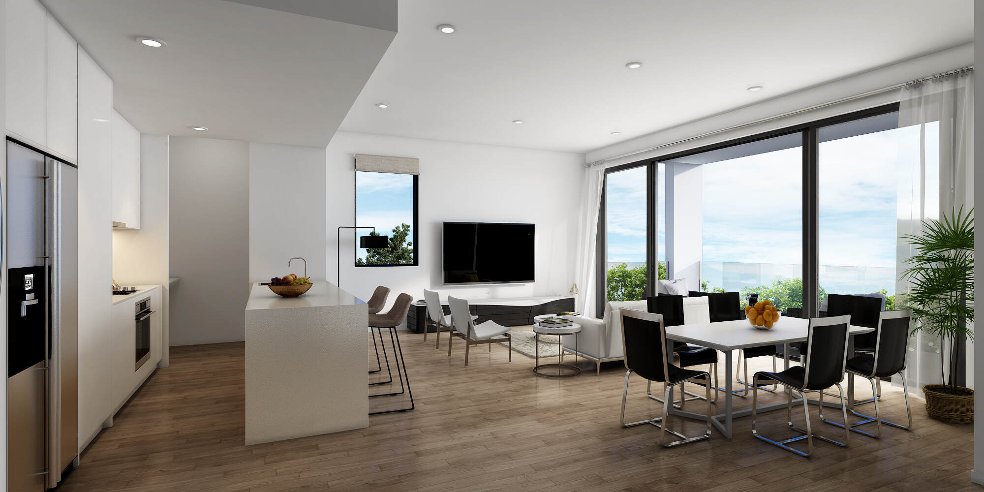 Linden New images_Level_05_Unit_A5 02_Penthouse Kitchen_02